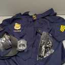 Morph Police Officer Costume - Adult Women's Cop Costume, Size Large