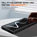 QSEVNSQ Strong Magnetic for Samsung Galaxy S25 Ultra Case with Screen Protector + Lens Protector, Fit for MagSafe,Mil-Grade Drop Protection, Seamless Stand, Translucent Black