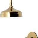 Kingston Brass KB6337AXSO Restoration Single-Handle Pressure Balanced Shower Faucet, Brushed Brass