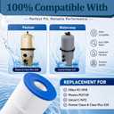 CCP520 Swimming Pool Filter Cartridges Replaces Unicel C-7472 Filbur FC-1978 FC-6475 Clean and Clear Plus 520 PCC130 817-0143 178585 4 X 125 Sq. Ft. L x OD: 32 1/16"x 7" 4 Pack