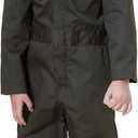 TopTie Kid's Coverall for Boys, Mechanic Halloween Suit Costume, Flight Suit, Mechanic Jumpsuit-White-13/14Y