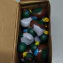 Hollowfly 24 Pcs Mallard Rubber Duck 2 Inch 4 Styles Party Supplies Nature Rubber Ducky Adorable Duck Party Supplies for Birthday Gift Shower Birds Lovers Hunting Decoration