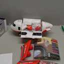 Dwi Dowellin Airplane Toy with Fire Truck Cars and Play Mat, Plane with Lights and Sounds for 3 + Years Old Boys and Girls