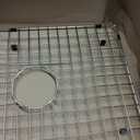 Sinks Protector Stainless Steel Kitchen Sink Bottom Grid, Rack (15.7" x 15.5")