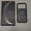 TORRAS for iPhone 17 Pro Case 360 Magnetic Stand O3 Fitness Series, [Fit for MagSafe] [360 Rotating Kickstand] 4X Mil-Grade Shockproof, Camera Control Button, Slim, Translucent Deep Blue