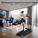 Walking Pad Treadmill for Home - 3.0HP Tread Mills with with 9% Incline, Compact Walk Pad Running Machine Handle Bar Indoor Foldable for Small Spaces Under Desk Office