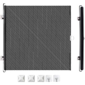 Retractable Dog Gate  Safety Pet Fence, Indoor Pet Net | Foldable Animal Barrier for Stairs, Adjustable Mesh Fence for Doorway, Balcony Use Scenario Retractable Dog Gate  Safety Pet Fence, Indoor Pet Net | Foldable Animal Barrier for Stairs, Adjustable Mesh Fence for Doorway, Balcony Use Scenario