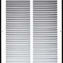 Fits 14x24 Duct Opening Stamped Steel Return Air Grille Vent Cover Grille for Sidewall and Ceiling in White Surface Dimensions: 15.75"W X 25.75"H (14" W x 24" H Duct Opening)