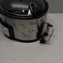 Hamilton Beach 6 Quart Set & Forget Programmable Slow Cooker with Defrost Function, Flexible Programming, Adjustable Countdown Timer, Large Dishwasher Safe Stoneware Crock and Glass Lid, Black (33765)