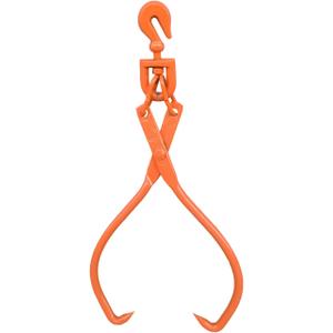 Skidding Tongs Log Lifting/Swivel Dragging Steel Tongs Log Lifting, Handling, Dragging & Carrying Tool / 18inch Jaw Opening (18"-Swivel)
