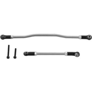 Aluminum Steering Links Kit for Axial Capra 1.9 UTB - 2Pcs Adjustable Servo Link End Rods, Metal Steering Linkage Upgrade for 1/10 RC Crawler Unlimited Trail Buggy (RTR Compatible)