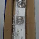 Juexica 2 Set Ceiling Curtain Double Track Set 3ft-10ft/ 3meter White Double Curtain Track Ceiling Mount Heavy Duty Room Divider Adjustable Length Rails with Clips Hooks End Hook