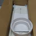 Portable AC Window Vent Kit - Complete Air Conditioner Window Kit, Adjustable PVC Window Seal Kit Panels Up to 60 Inches, for Universal Thread AC Exhaust Hose of 5.1" and 5.9" Diameter