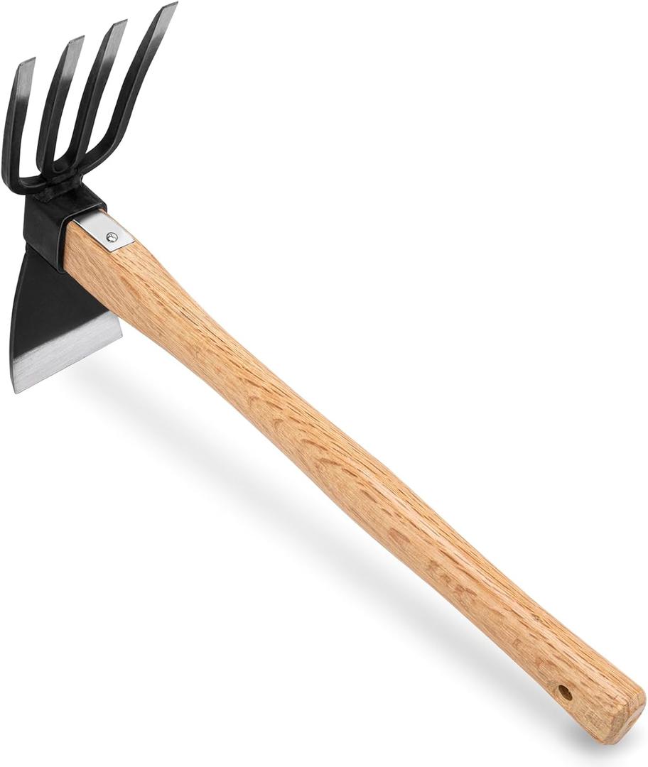 Hoe Garden Tool, Japanese Weeding Hoe - Hoe Cultivator 2 in 1 Hand Garden Tools for Gardening Planting