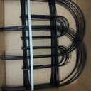 Garden Fence Panels, 17 in (High) x 12.6 ft (Long) Flower Bed Fencing for Small Animal Barrier, 10 Pcs Metal Decorative Fences Border with Hooks