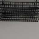 4 Pack Metal Hanging Wire Baskets with Hooks, Black Wire Wall Baskets for Grid Panel Organizer, Multi-Function Grid Wall Baskets for Kitchen Bathroom Storage Display Shelf, Home Decoration