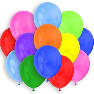 | 100 Biodegradable Latex Balloons 9 Inch | Assorted Rainbow Colors | Perfect For Birthdays, Parties, Weddings & Events | Air, Helium Or Water Fill | Eco-friendly & Durable