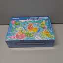 QUOKKA Giant Floor Puzzle for Kids Ages 4-6  2x3 Feet Extra-Thick 48 Pieces Toddler Puzzle Ages 3-5  World Map Educational Activity for Boys Girls  Premium Box with Sturdy Handle & Magnetic Closure