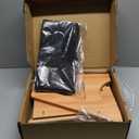 StrongTek Double Step Footrest, Adjustable Wooden Foot Stool with 3 Height Levels, Cushioned Top & Non-Slip Base, Ergonomic Under Desk Leg Rest for Office Home