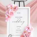 Floroom Mini Artificial Flower Heads Pink & Blush Fake Peony Daisy Rose Multicolor Small Faux Silk Flower Heads for Cake Craft Garland Wedding Party Graduation Cap DIY Home Decoration, 0.8"-3.6"