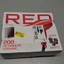 Kiss Products Red Detangler Dryer Plus 3 Attachments, 1.75 Pound