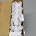 YOROXRG 36 Pack White Taper Candles, 7-8 Hours Burn Time, Unscented, Smokeless and Dripless, 0.8 x 10 Inch Dinner Candle Set for Household, Wedding, Party and Home Dcor Candlesticks