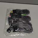 EXPAWLORER Anti-Slip Dog Socks,Dog Boots&Paw Protectors to Prevent Licking,Dog Shoes for Hot/Cold Pavement, Double Sides Non-Skid Traction Control on Hardwood Floor for Senior Dogs (X-Small (4 Count), Black)