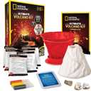 National Geographic Ultimate Volcano Kit Erupting Volcano Science Kit for Kids, 3X More Eruptions, Pop Crystals Create Exciting Sounds, STEM Science & Educational Toys (One Size)