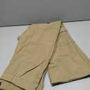 GINGTTO Mens Cargo Pants Slim Fit Stretch Skate Casual Pants for Men Boot Cut Streetwear Khaki Size 32