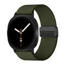 Stretchy Bands with Magnetic Clasp Compatible for Samsung Galaxy Watch 8 Band 40mm 44mm/Samsung Galaxy Watch 8 Classic Band 46mm, Nylon No Gap Sport Strap Wristbands for Men Women