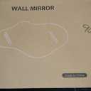 Irregular Wall Mirror 22"x40" Gold Abstract Asymmetrical Mirrors for Wall, Decorative Wavy Mirror for Entryway, Bedroom, Cloakroom, Living Room, Aluminum Alloy Frame