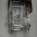 Upgraded Closet Hanging Rod, Long Version Width and Height Adjustable Closet Extender Hanging Rod, SpaceSaving Closet Hanging Organizer, Stainless Steel Double Closet Rod (2 Pack SilverL)