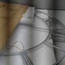 1st owned Large Wall Clock for Living Room Decor Silent Non-Ticking Decorative Wall Clock Roman Numerals Vintage Battery Operated for Kitchen Farmhouse Cafe Office Decor (Silver, 32 Inches)