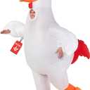 Morph Inflatable Chicken Costume Adult, Blow Up Chicken Costume, Rooster Costumes, Blow Up Costumes for Adults