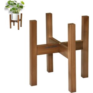 Adjustable plant Stand, bamboo plant Stand, sturdy plant support, suitable for 8, 9, 10, 11, 12-inch flowerpots, Flower Stand for Living Room Balcony Garden Patio