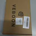 VEBOON Men's Short Sleeve Button Down Shirts Cotton Lightweight Stretch Moisture Wicking Dress Shirt with Pocket (L)