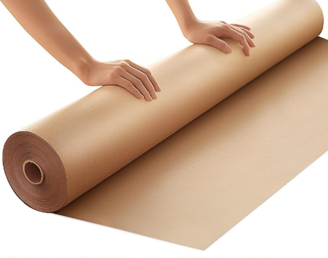 PerkHomy 36" x 2,400" (200') Brown Kraft Paper Roll for Craft Bulletin Board Paper Art Table Covering Crafting Gift Wrapping Bouquet Packing Parcel 70GSM 50LB (Brown, 36" x 200')