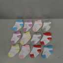 CozyWay Baby & Toddler Socks with Grippers Non Slip Ankle Grip Socks For Boys and Girls Babies - Comfy Soft Cotton - 12 Pack Color: White Multicolor, Size: 6-12 M
