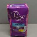 Poise Ultra Thin Incontinence Pads & Postpartum Pads for Bladder Leaks, 6 Drop Ultimate Absorbency, Long Length, 26 Count