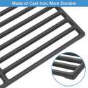 Cooking Grates for Charbroil Performance Grill - 6 Burner 463244819, Grill Grates for Charbroil Grill 463276517, 463245917, 463276617, Cast Iron, 18"