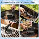 Electric Grill Cleaning Brush,Rechargeable 3-Speed Powerful Grill Brush,Waterproof Design, 180 Adjustable Stainless Steel Replaceable Brush Head,Specially Designed for Outdoor Camping and Barbecuing