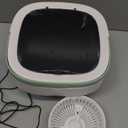 Portable Washing Machine, Mini Foldable Washer Small Laundry Spin Dryer for Underwear Socks Baby Clothes Small Items (US Plug)