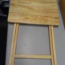 L 19 x W 15 x H 26 inches Indoor Single Folding TV Tray Table (Natural)