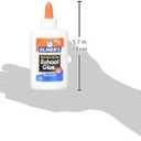 5 x Elmer's Washable No Run School Glue, 4 Ounces, White and Dries Clear