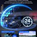 IIWEY 4K+4K Dash Cam Front and Rear, 5G Wi-Fi 64GB SD Card Included, STARVIS Dash Camera for Cars, 3 Inch IPS Screen, Dual Channel HDR Night Vision, 24H Parking Mode, 170 Widude Angle, G-Sensor, Black