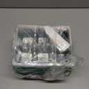 MIXC Seed Starter Kit with Grow Light, Elevated Seedling Tray Kit with Adjustable Humidity Dome and Clear Cell Tray, 12 Full Spectrum Led Beads for Seed Starting Greenhouse, 4 Pack, Green