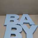 12" Cardboard Letter Shaped Mache Decorative Strawberries Fillable Sweets Candy Container Box (Blue BABY)
