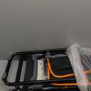 Garden Kneeler and Seat, Wider and Thicker Kneeling Pad Heavy Duty Gardening Stool with Gardening Tool Pouch and Bag, Garden Bench/Chair Gifts for Women, Seniors (Black & Orange)