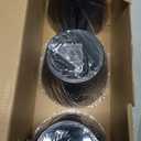 uuffoo 3 Pack Cordless Table Lamp Rechargeable 5000mAH Battery Operated Lights Touch Control LED Portable Desk Lamps 3 Color Dimming for Outdoor Coffee Bedroom Kitchen (Black)