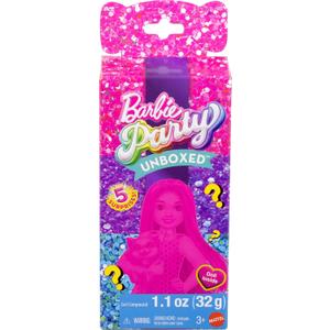 Barbie Party Unboxed Chelsea Doll Set, Glam Party Series with 6 Surprises Including Pet & Color Change 